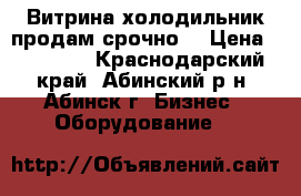 Витрина холодильник продам срочно. › Цена ­ 14 000 - Краснодарский край, Абинский р-н, Абинск г. Бизнес » Оборудование   